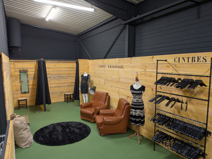 dressing et cabine essayage